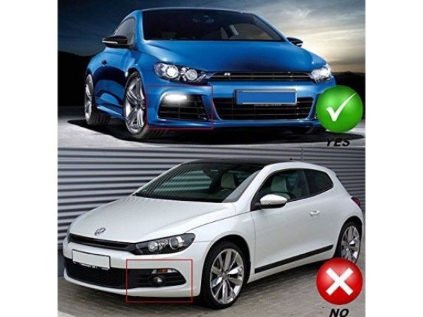 Φώτα ημέρας για προφυλακτήρα VW Scirocco (2008-2014) - R-Design - σετ 2τμχ.