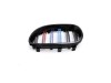 Καρδιές μάσκας για BMW E60 με διπλή γρίλια (2005-2010) - tri color - 2τμχ.