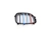 Καρδιές μάσκας για BMW E60 με διπλή γρίλια (2005-2010) - tri color - 2τμχ.