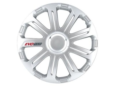 Τάσια αυτοκινήτου Evo Race Pro - 14" - Ασημί - 4 τμχ.