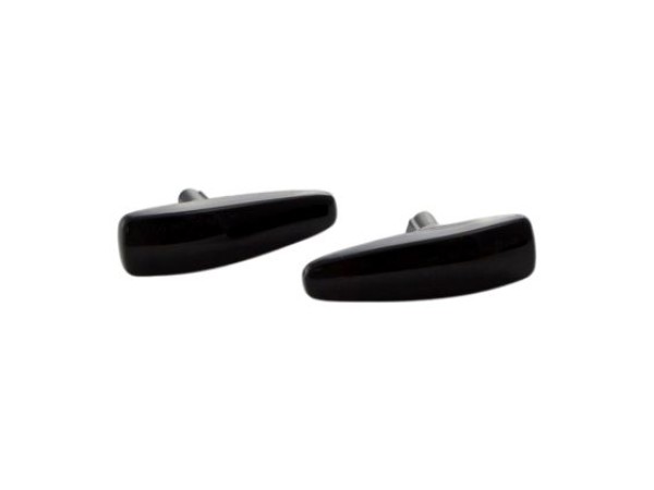 Led φλας φτερού για Mitsubishi Lancer / Outlander / Pajero (2006+) - φιμέ με τρεχούμενο φλας - σετ 2τμχ.
