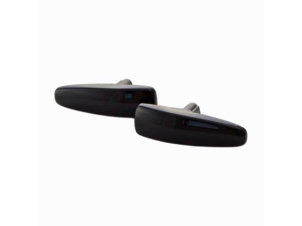 Led φλας φτερού για Mitsubishi Lancer / Outlander / Pajero (2006+) - φιμέ με τρεχούμενο φλας - σετ 2τμχ.