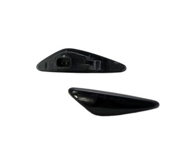 Led φλας φτερού για Mazda 2, 3, 5 (2003-2010), MPV (2003-2006) - φιμέ με τρεχούμενο φλας - σετ 2τμχ.