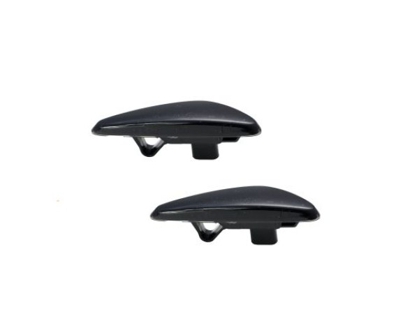 Led φλας φτερού για Mazda 2, 3, 5 (2003-2010), MPV (2003-2006) - φιμέ με τρεχούμενο φλας - σετ 2τμχ.