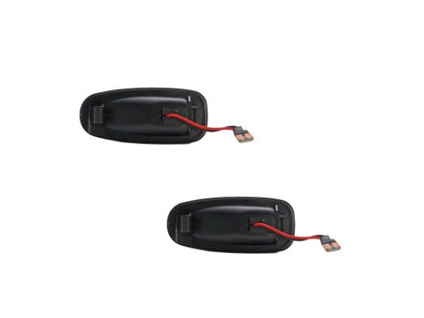 Led φλας φτερού για Mercedes W140,W202,W208,W210,Vito,Sprinter (1995-2002) - φιμέ με τρεχούμενο φλας - σετ 2τμχ.