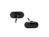 Led φλας φτερού για Renault Clio 1, Megan 1,2, Laguna 1,Twingo, Kangoo - φιμέ με τρεχούμενο φλας - σετ 2τμχ.