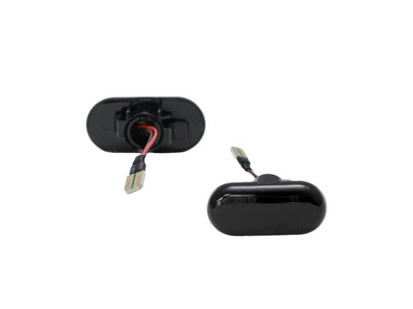 Led φλας φτερού για Renault Clio 1, Megan 1,2, Laguna 1,Twingo, Kangoo - φιμέ με τρεχούμενο φλας - σετ 2τμχ.