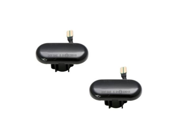 Led φλας φτερού για Renault Clio 1, Megan 1,2, Laguna 1,Twingo, Kangoo - φιμέ με τρεχούμενο φλας - σετ 2τμχ.