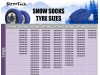 Χιονοκουβέρτες Streetech - μπλε χρώμα - μέγεθος L - σετ 2τμχ.