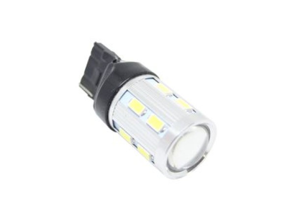 Led λάμπα τύπου Τ20 CANBUS με 16 SMD led και προτζέκτορα 5630 μονού φωτισμού κίτρινη - 1τμχ.