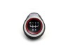 Λεβιές 5 ταχυτήτων για VW Golf 5 / 6 / 7 / Scirocco / Jetta / Eos - μαύρο / ασημί
