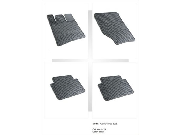 Λαστιχένια πατάκια Frogum για AUDI Q7 4L (2005-2015) - 4τμχ.