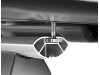 Μπαγκαζιέρα οροφής Menabo Satellite 600 Black Duo, Max 75kg, 1980x450x940mm