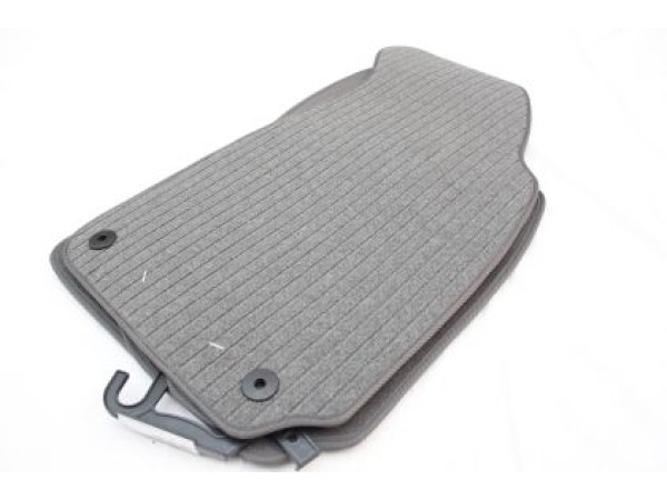 Πατάκια μοκέτα Petex για Vw Passast B5 / B5.5 (1997-2005) γκρι με στρόγγυλα κουμπώματα - 4τμχ.