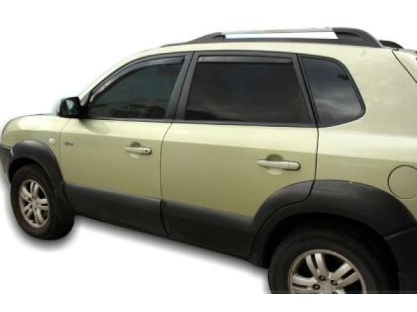Ανεμοθραύστες Heko για Hyundai Tucson (2004-2010) 5 πορτο - 4 τμχ. εμπρός και πίσω