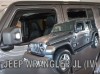 Ανεμοθραύστες Heko για Jeep Wrangler JL IV 5D (2019+) - 4 τμχ. εμπρός και πίσω