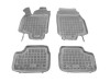 Λαστιχένια πατάκια Rezaw-Plast για Opel Astra G / H (1998-2008) - τύπου σκαφάκι - γκρι - 4τμχ.