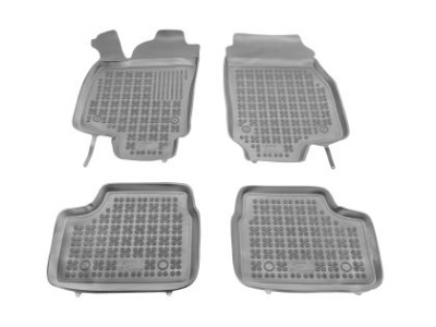 Λαστιχένια πατάκια Rezaw-Plast για Opel Astra G / H (1998-2008) - τύπου σκαφάκι - γκρι - 4τμχ.