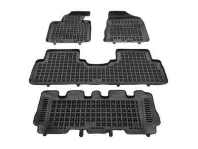Λαστιχένια πατάκια Rezaw-Plast για Kia Sorento III (2015+) - 7 seats - τύπου σκαφάκι - 4τμχ.