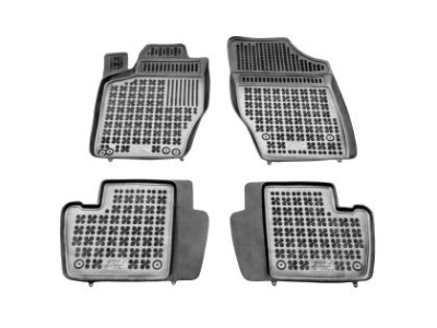 Λαστιχένια πατάκια Rezaw-Plast για CITROEN C4 I / II (2004-2018 )/ PEUGEOT 307 (2001-2008) - τύπου σκαφάκι - 4τμχ.