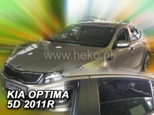 Ανεμοθραύστες Heko για Kia Optima (2010-2015) sedan - 4 τμχ. εμπρός και πίσω