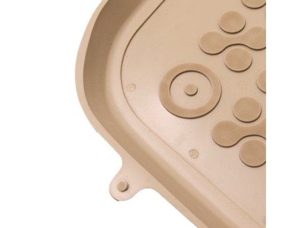 Λαστιχένια πατάκια Rezaw-Plast για Subaru Impreza (2007+)/ Forester (2008-2013) / Legacy (2004-2009) - τύπου σκαφάκι - μπεζ - 4τμχ.