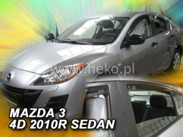 Ανεμοθραύστες Heko για Mazda 3 (2008-2014) sedan - 4 τμχ. εμπρός και πίσω