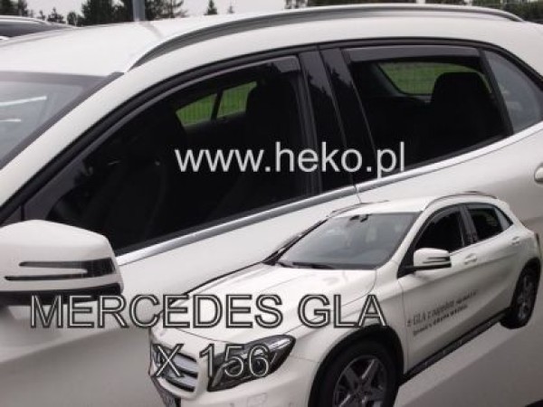 Ανεμοθραύστες Heko για Mercedes GLA X156 (2014+) 5 πορτο - 4 τμχ. εμπρός και πίσω