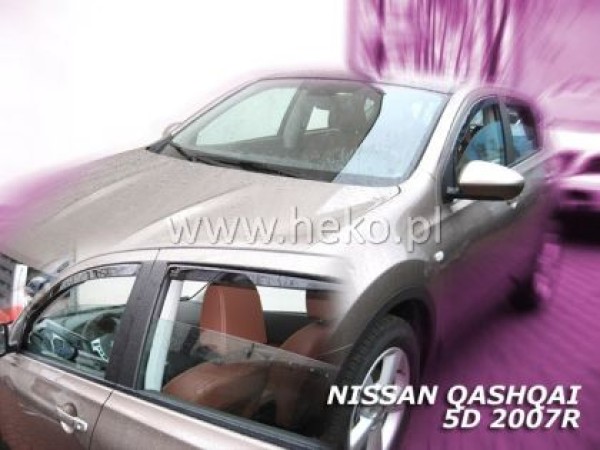 Ανεμοθραύστες Heko για Nissan Qashqai (2007-2013) 5 πορτο - 4 τμχ. εμπρός και πίσω