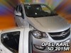 Ανεμοθραύστες Heko για Opel Karl (2015+) 5 πορτο - 4 τμχ εμπρός και πίσω