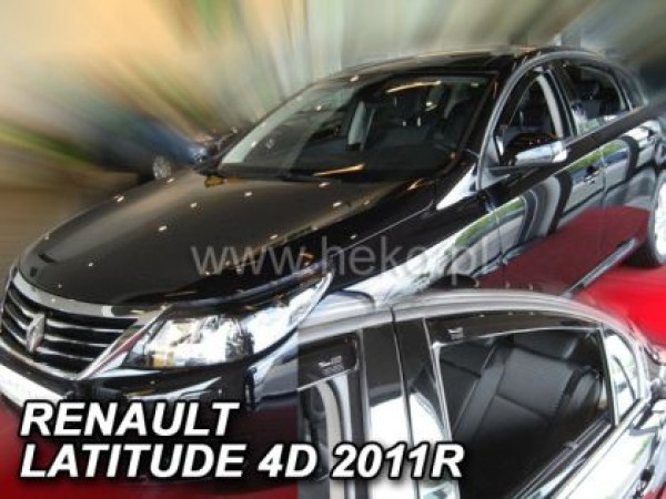 Ανεμοθραύστες Heko για Renault Latitude (2011+) sedan - 4 τμχ εμπρός και πίσω