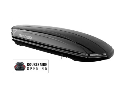 Μπαγκαζιέρα οροφής Menabo Mania 580 Black Duo, Max 75kg, 2250x360x890mm