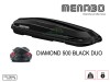 Μπαγκαζιέρα οροφής Menabo Diamond 500 Black Duo, Max 75kg, 2090x366x790mm