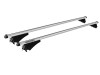 Μπάρες οροφής αλουμινίου Menabo Tiger XL Silver και λαβές για αυτοκίνητα με ράγες