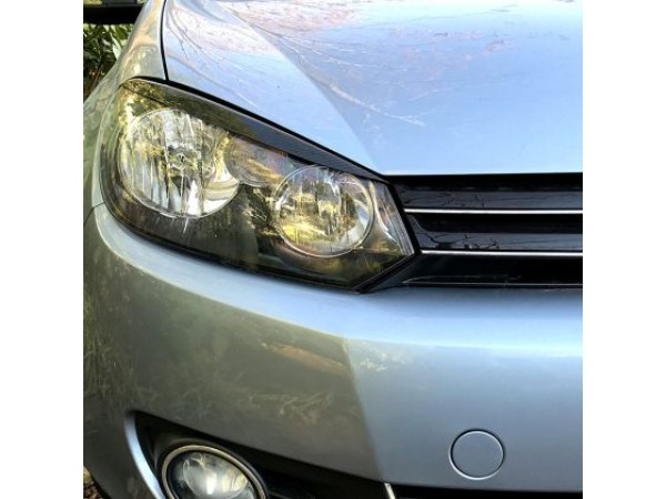 Φρυδάκια φαναριών για Volkswagen Golf 6 (2008-2013) - μαύρα γυαλιστερά