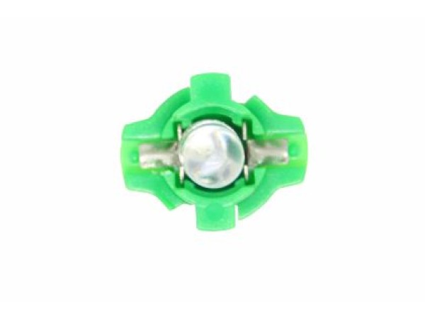 Led λάμπα τύπου B8.3D 12V / 2W πράσινη - 1τμχ.