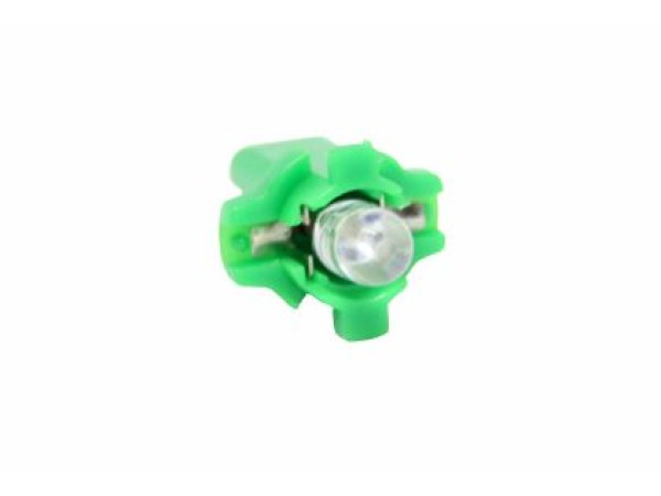 Led λάμπα τύπου B8.3D 12V / 2W πράσινη - 1τμχ.