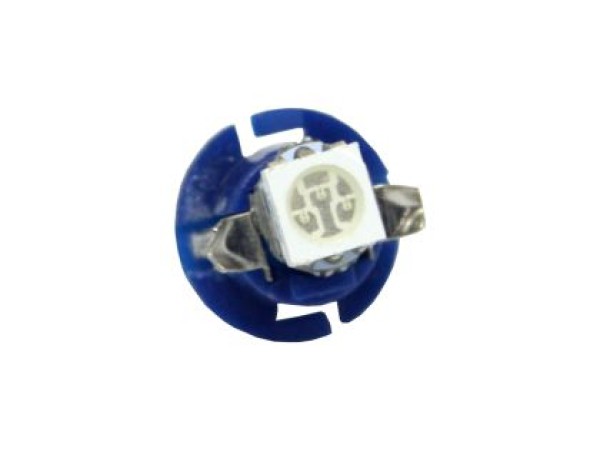 Led λάμπα τύπου B8.4D 12V/ 2W με 1 SMD 5050 - μπλε - 1τμχ.