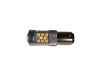 Led λάμπα BA15 με 28 led 2835 και προτζέκτορα - συνδυαστικά για φλας και φώτα ημέρας - 1τμχ.