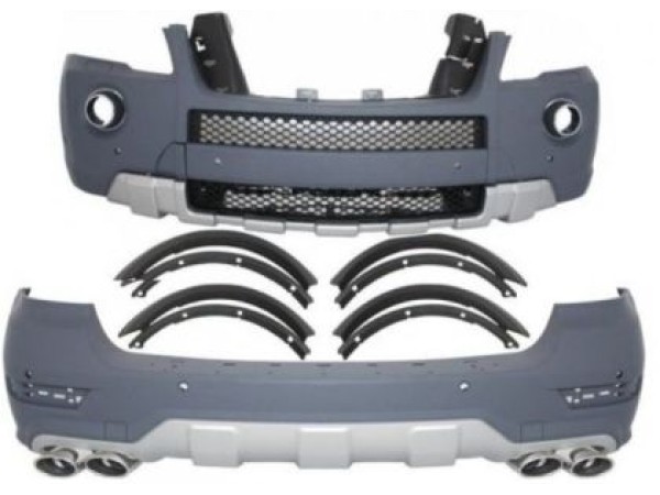 AMG packet για Mercedes ML W164 (2008-2011) με μπούκες
