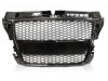 Μάσκα με βάση για σήμα για Audi A3 (2008-2013) - RS-Look μαύρη