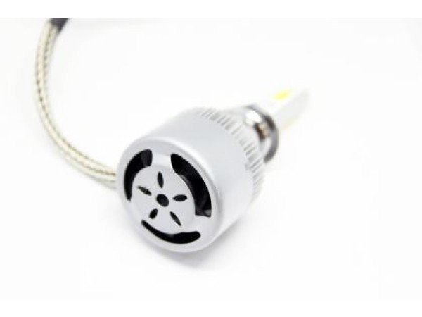 Led λάμπες Η3 για μεσαία ή μεγάλα φώτα 7600 lumen , 36 Watt - COB 6000K - 2τμχ.