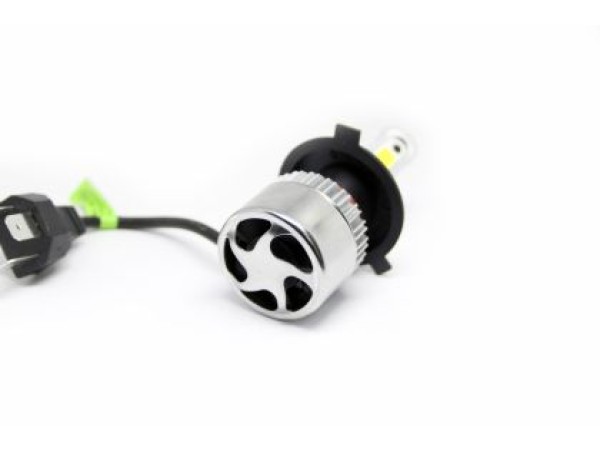 Led λάμπες Η4 Bi-led για μεσαία ή μεγάλα φώτα S2 7600 lumen , 36 Watt - COB 6000K - 2τμχ.