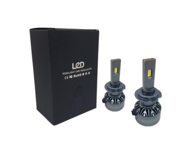 Led λάμπες - led kit Η7 μοντέλο A60 για φανάρια - 155 000 lux , 55 Watt, Canbus 4300K - 1500% περισότερο φως 2τμχ.
