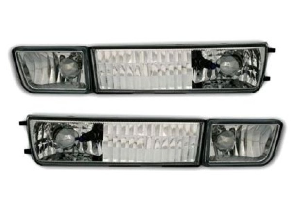 Φλας με προβολάκι για Golf 3 / Vento - chrome - σετ 2τμχ.