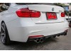 Diffuser για 2 εξατμίσεις για BMW F30 (2011+) - M pack