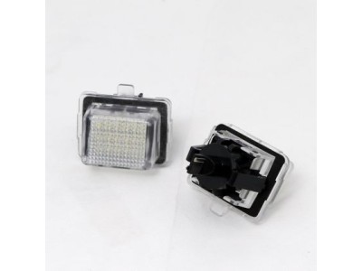 Πλαφονιέρα πίσω πινακίδας για Mercedes W204 / W212 / C207 / W221 - με T10 φις, 46x33 mm - 2 τμχ.
