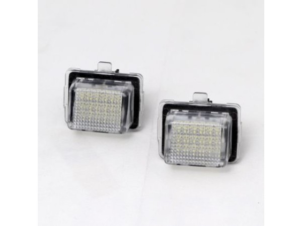 Πλαφονιέρα πίσω πινακίδας για Mercedes W204 / W212 / C207 / W221 - με T10 φις, 46x33 mm - 2 τμχ.