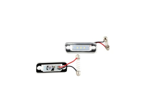 Πλαφονιέρα πίσω πινακίδας για Mercedes W211 E-CLASS (2001-2007) / W203 C-CLASS / W219 CLS, 69x23 mm - 2 τμχ.