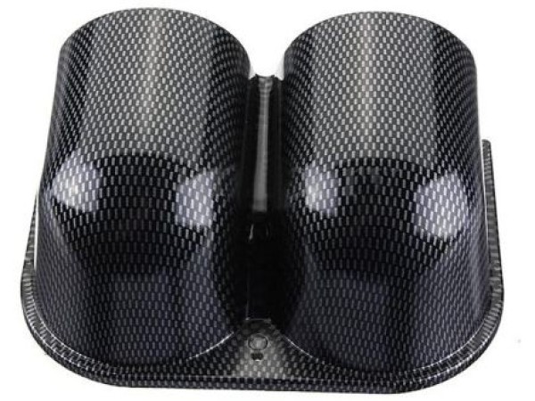 Κονσόλα - βάση για 2 όργανα μέτρησης 52 mm - carbon